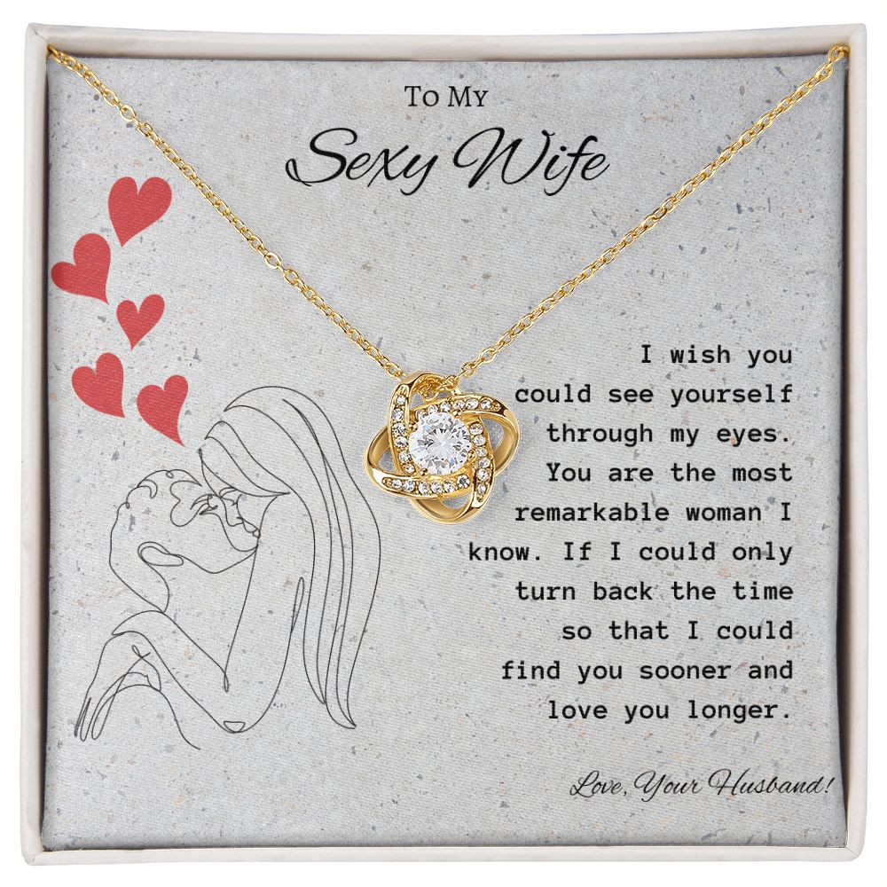 To My Wife Necklace, Anniversary Gift For Wife, Gift for Wife, Wife Bi –  Paperamber